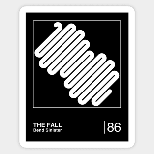 Bend Sinister / Minimalist Graphic Design Fan Artwork Magnet